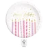 Happy Birthday Candles papírtányér 8 db-os 23 cm FSC