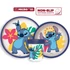 Disney Lilo és Stitch Palms csúszásmentes étkészlet, micro műanyag szett