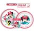 Disney Minnie Being More csúszásmentes étkészlet, micro műanyag szett