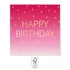 Happy Birthday Golden Pink szalvéta 20 db-os 33x33 cm FSC