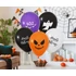 Halloween Happy léggömb, lufi 5 db-os 12 inch (30 cm)